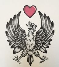 Griffon and Heart.